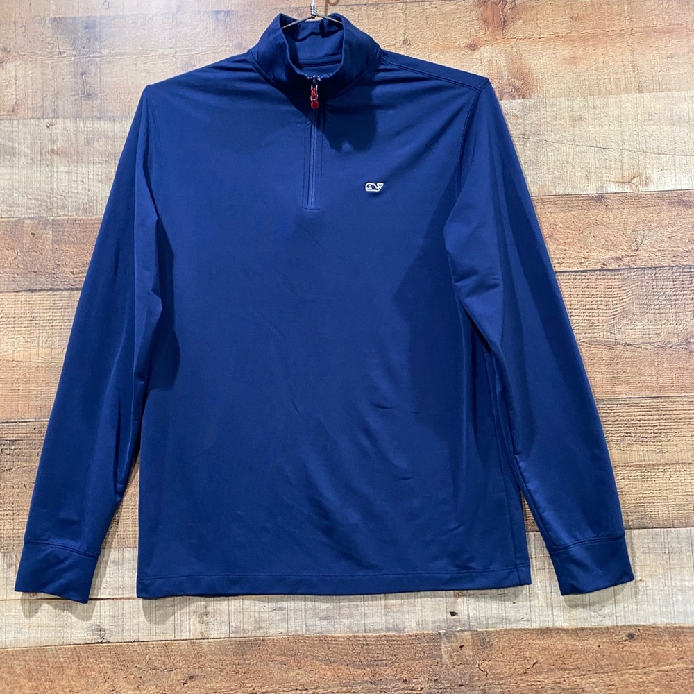 Vineyard Vines 1/4 Zip Long Sleeve Womens Performance Top Size XS